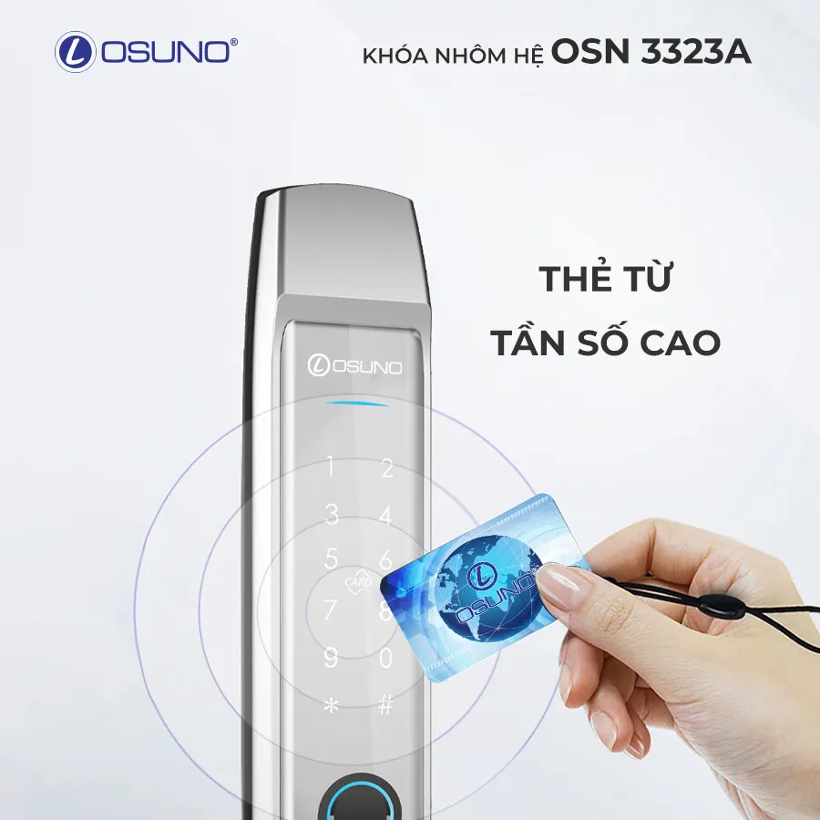 Khóa Cửa Vân Tay Thông Minh OSN-3323A