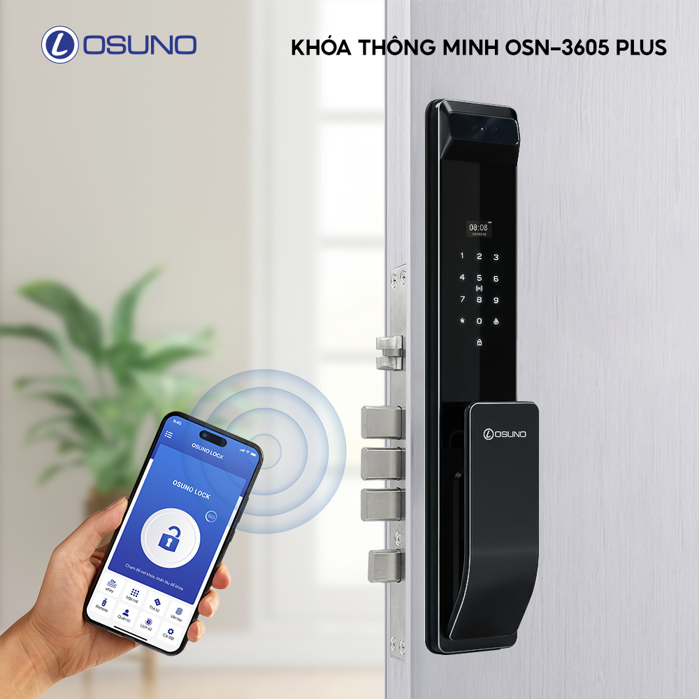 Khóa Cửa Thông Minh FaceID OSN-3605 Plus