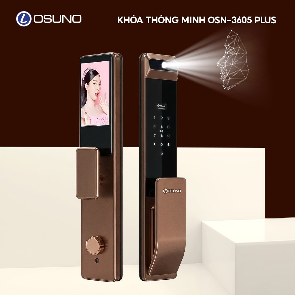 Khóa Cửa Thông Minh FaceID OSN-3605 Plus