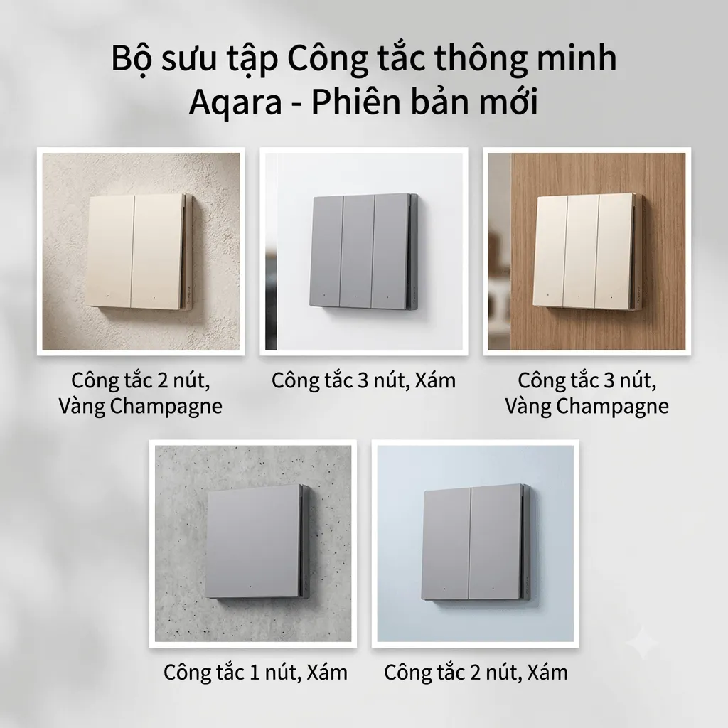 Công tắc âm tường thông minh Aqara H1 Pro