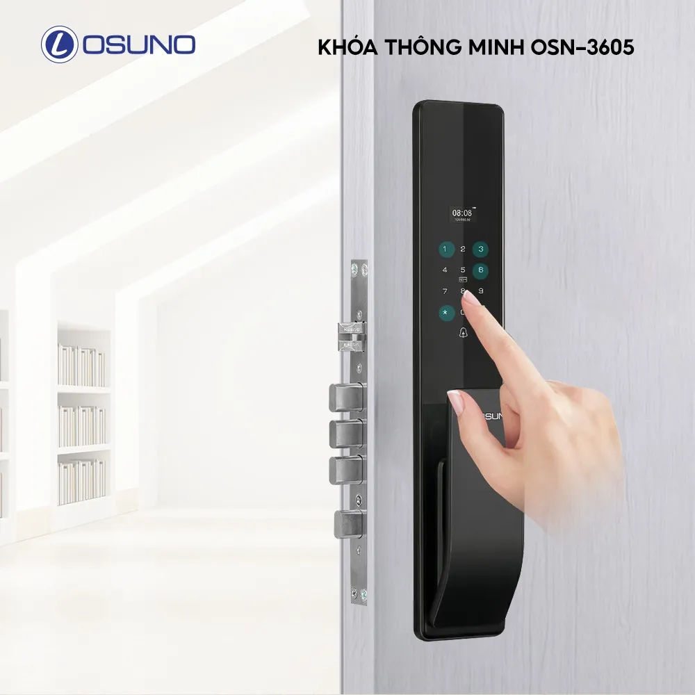 Khóa Cửa Vân Tay Thông Minh Osuno OSN-3605